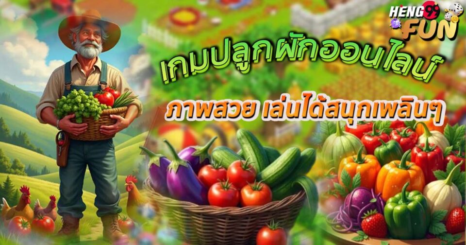 เกมปลูกผักเล่นฟรี-"Free vegetable growing game"