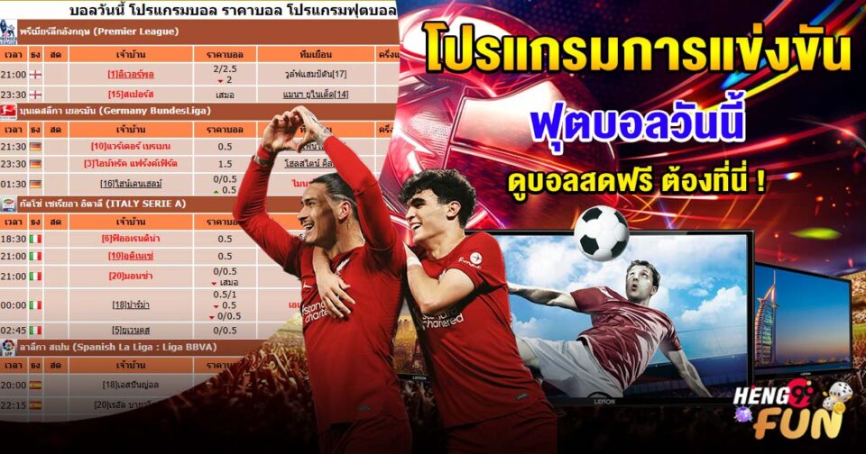 ฟุตบอลวันนี้-"football today"
