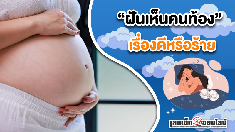 รูปภาพฝันเห็นคนท้องเรื่องดีหรือร้ายของ lekdedonline
